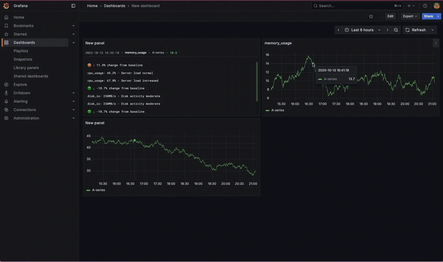 Grafana Hover Plugin Demo